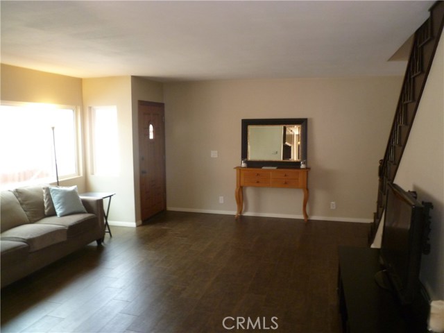 large living room off kitchen