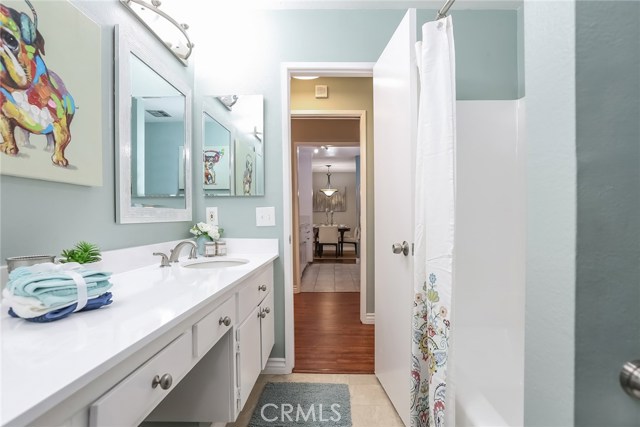 Bathtub and shower refurbished with new coating & fixtures