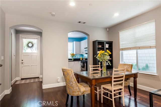 Spacious dining area is just off the kitchen.