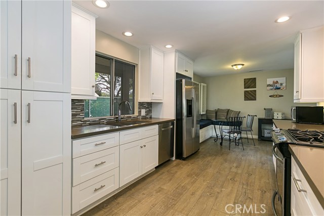 Remodeled Kitchen with Stainless Appliances