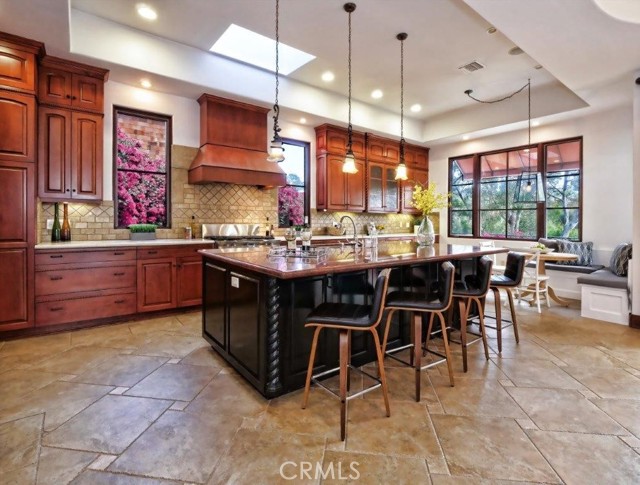 Gourmet Kitchen with Large Center Island