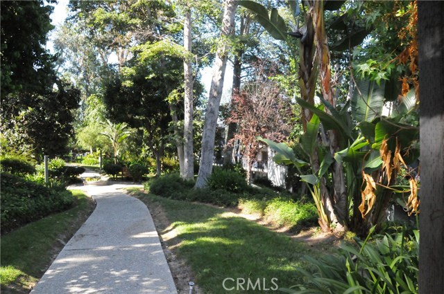 The beautiful walkway as you leave your condo