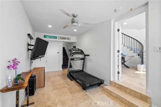 Wonderful bonus room/gym/office on entry level.