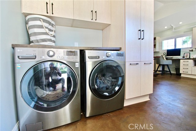 Dedicated Laundry in Garage