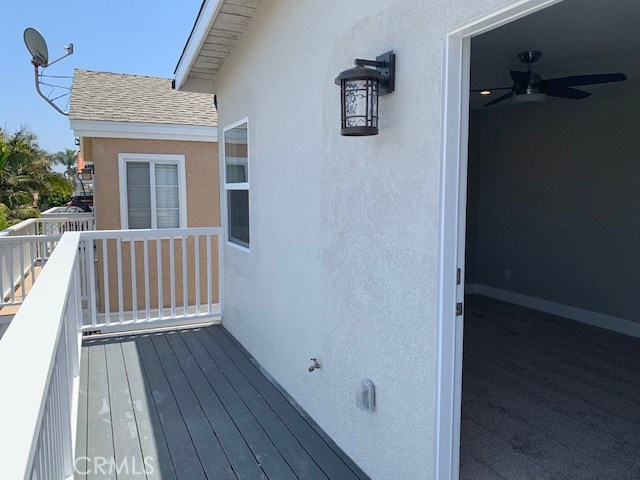Master Bedroom balcony.