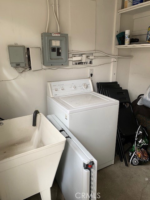 Laundry area