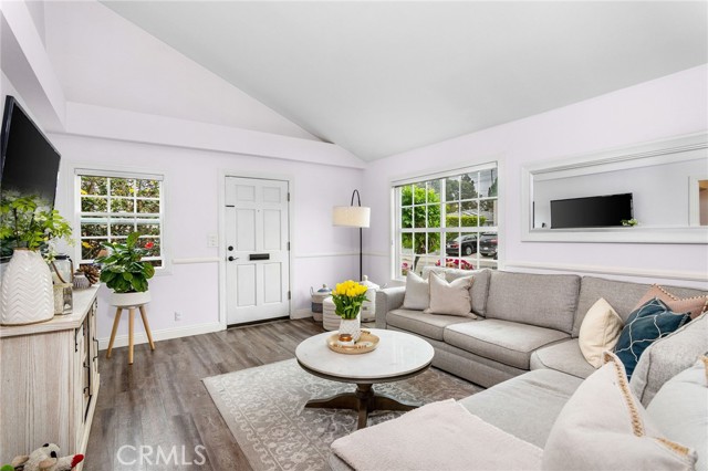 Living Room has warm inviting feeling from front door entrance