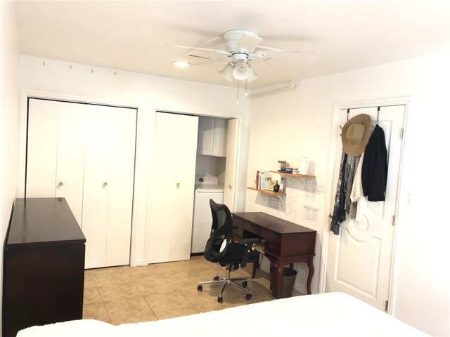 front unit 3rd un permitted bedroom area/laundry area  that is a converted 2nd garage.. cane be reconverted easily