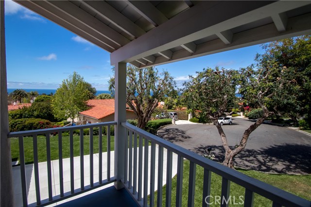 Upper terrace view of ocean