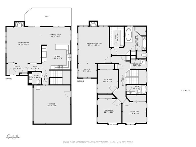 Floorplan with dimensions