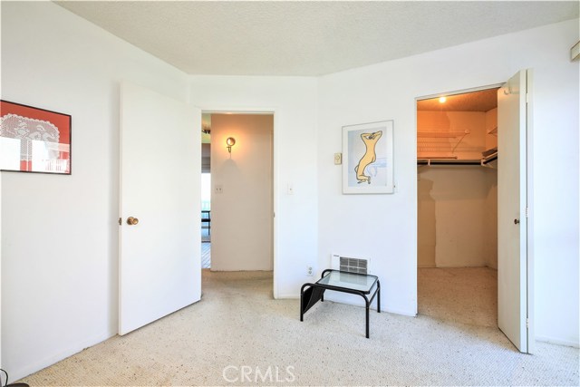 The Second Bedroom, also has a large Walk-in Closet with Abundant Storage and Wardrobe Hanging area.