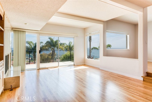 Endless ocean views from the second downstairs great room/entertainment area.