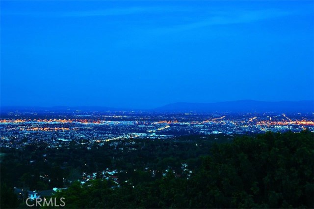 City lights night view.