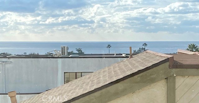 ocean view from loft space