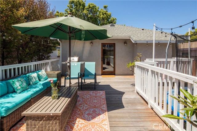 Back deck of main house. Great space to entertain.