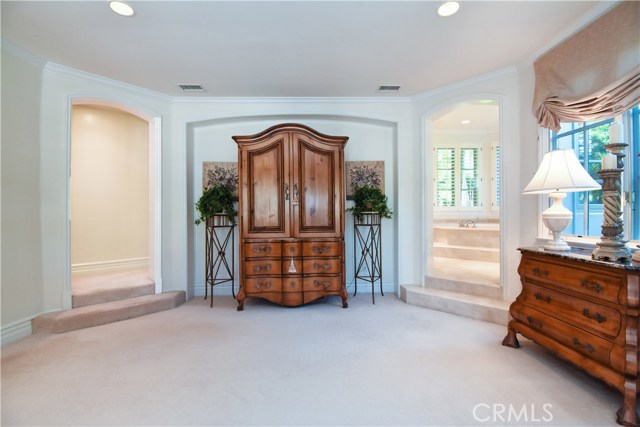 Entrance to Master Bath and walk-in closet