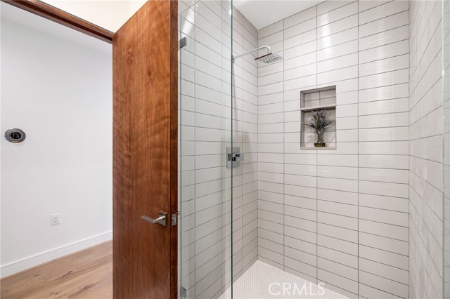 Walk in rainfall shower