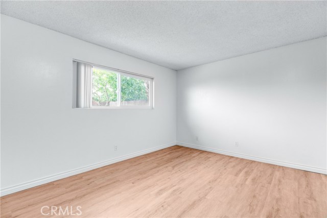 This bedroom is on the lower level and makes a great guest or in-laws quarters.