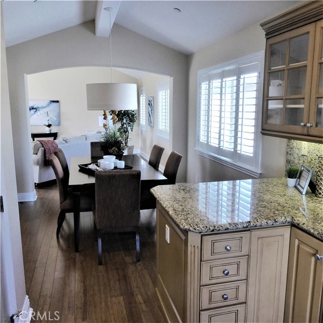 Gorgeous flooring and cabinetry