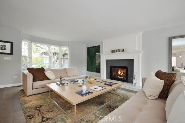 Living Area with Fireplace