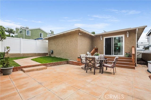 Tiered backyard and patio