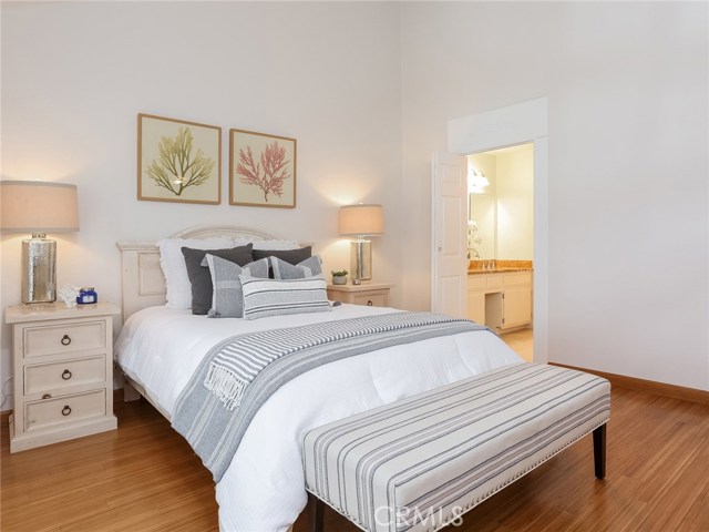 Master suite with access to private master bath