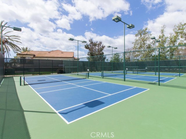 Community tennis courts