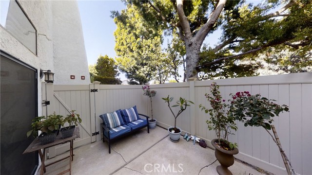 Private Patio off Living Room