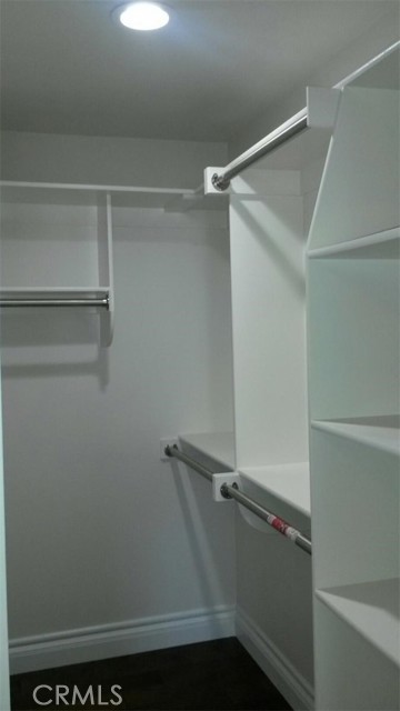 Master closet Walk in