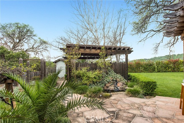 Hot tub is inside the private gazebo