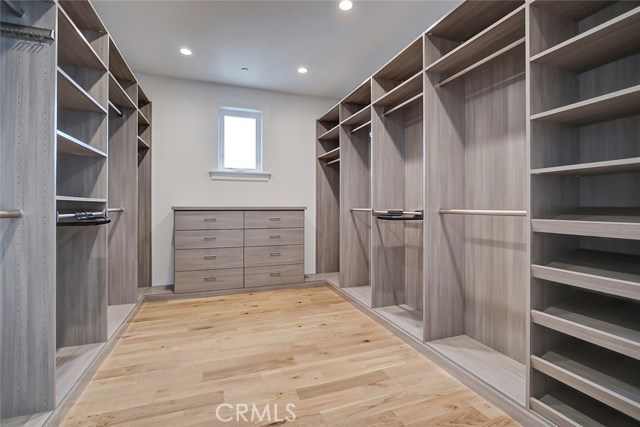 Master walk-in closet