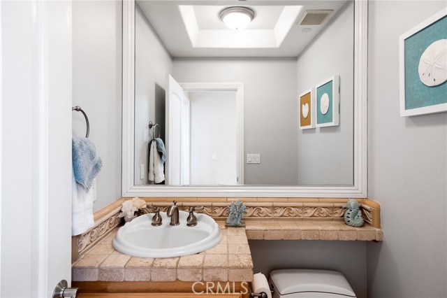 Upstairs Powder room