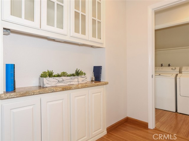 Washer and Dryer upstairs between master suites
