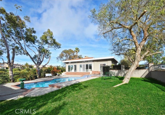 Grassy Area with Pool & Spa in the Back