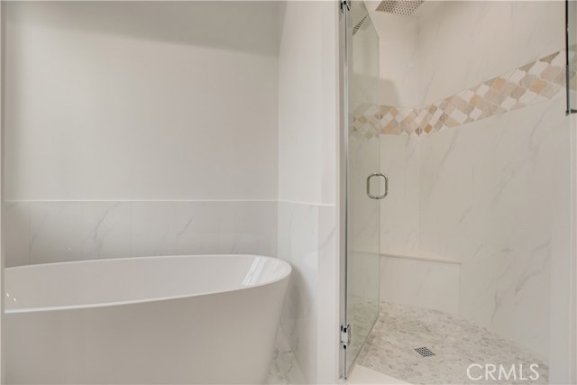 MASTER TUB AND SPACIOUS WALK IN SHOWER