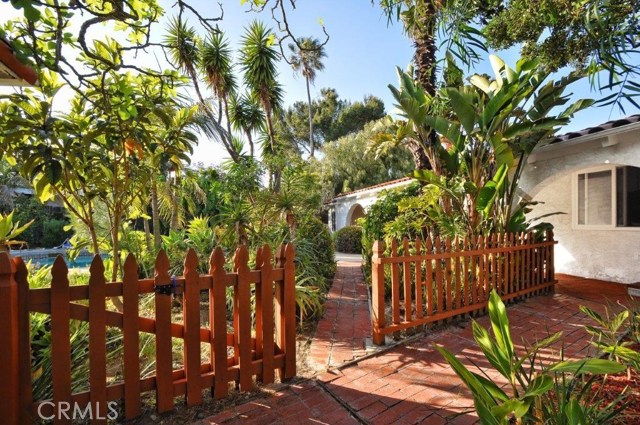 Walkway in Front Courtyard