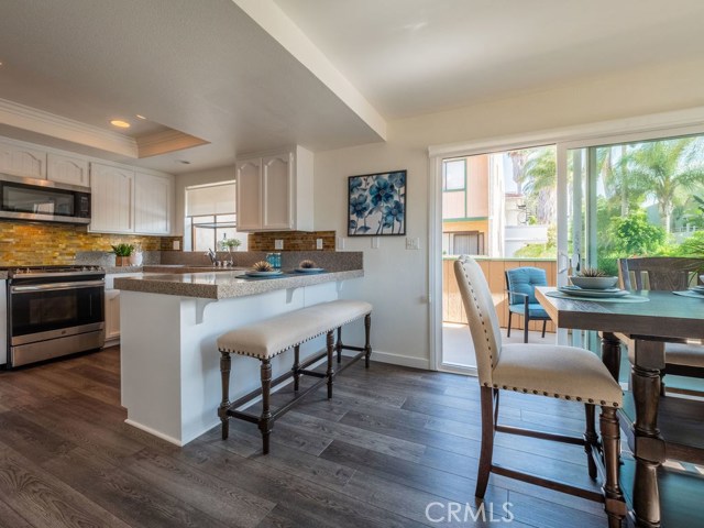 Kitchen and dining area