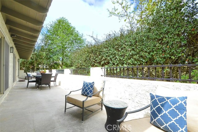 Private Enclosed Side Patio