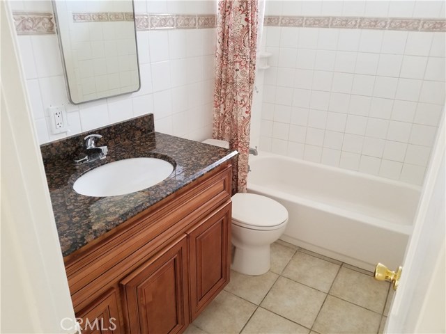 New Bathroom Cabinet with Granite Counter