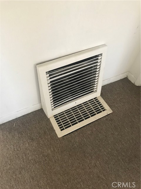 Floor heater in downstairs unit 148.