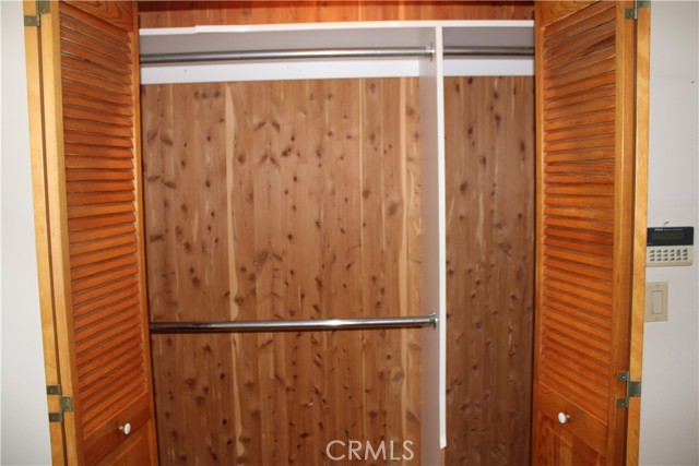 Accordion doors to closet