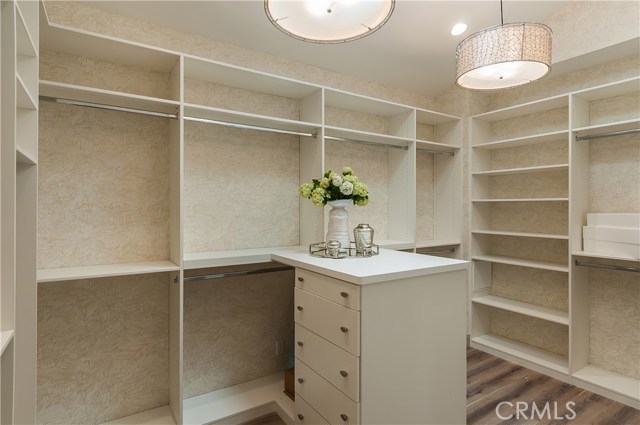 Elegant Master Walk In Closet