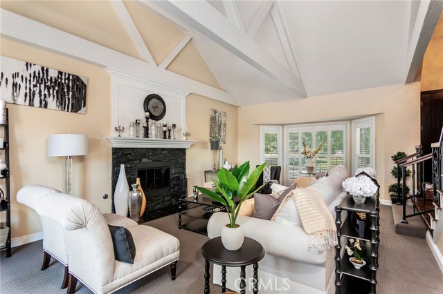 Step Down Formal Living room offers understated elegance.