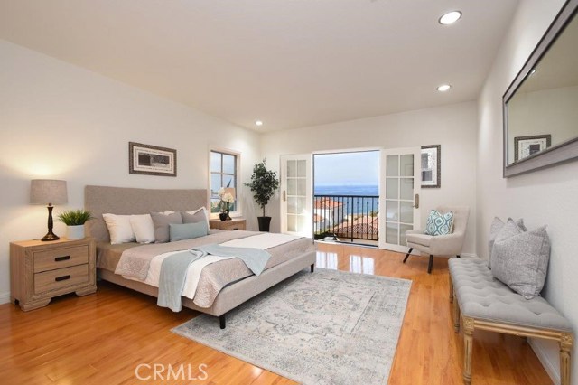 Master Bedroom Looking Out to Gorgeous Coastline View