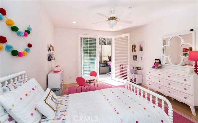 Downstairs Bedroom 2 w/ Access to Backyard