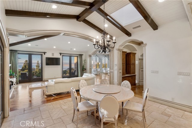 Breakfast nook and Family Room (Staged)