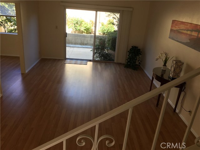 Living room looking towards patio