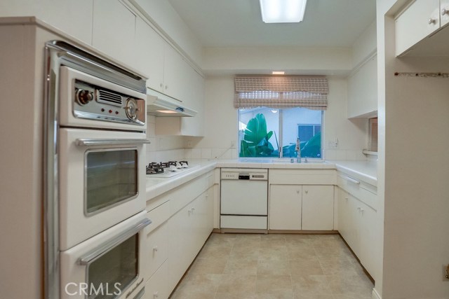 Light/bright Retro style kitchen.