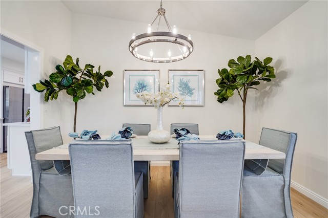 Dining area right off the kitchen and living room.