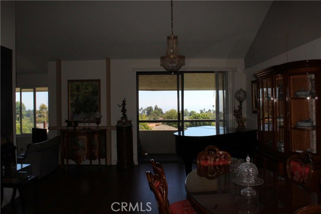 Living room sliding glass door to the view balcony